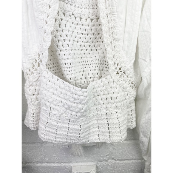 NWT Free People Megan Crochet Top - Picture 10 of 13
